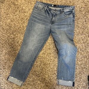 Kut from the Kloth Light Blue Cropped Ankle Jeans